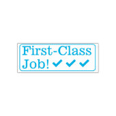 「一流の仕事!」 家庭教師のフィードバックのゴム印 セルフインキングスタンプ (デザイン)