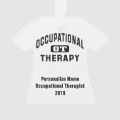一流の作業療法士OTを個人化して下さい オーナメント (正面)