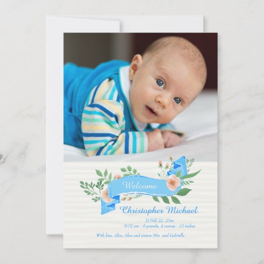 一流の写真の発表 案内状 (正面)