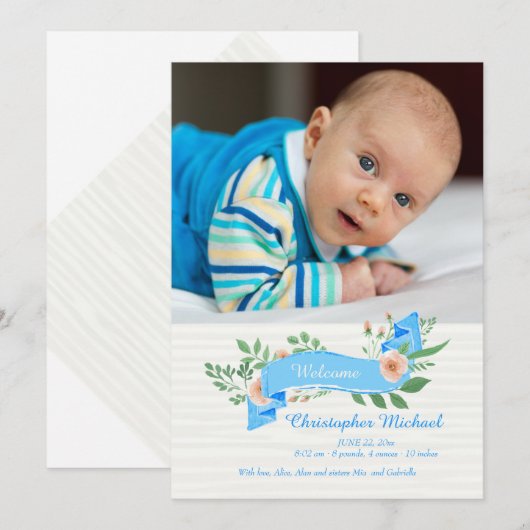 一流の写真の発表 案内状 (正面/裏面)