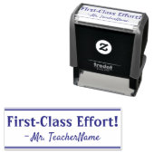 「一流の努力！」 家庭教師のフィードバックのゴム印 セルフインキングスタンプ (インサイチュ)