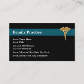 一流の医学博士の家族の実践 予約カード (正面)