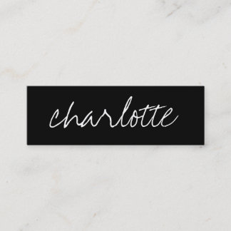 一流の名刺 スキニー名刺