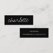 一流の名刺 スキニー名刺 (正面/裏面)