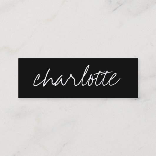 一流の名刺 スキニー名刺 (正面)