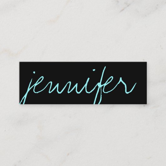 一流の名刺 スキニー名刺 (正面)