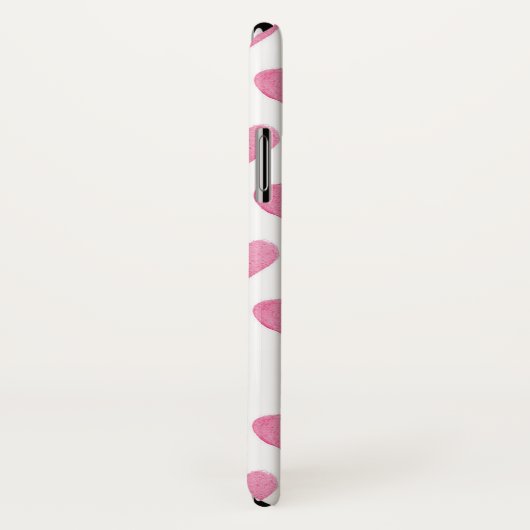 一流の場合が付いている水彩画のハート Case-Mate iPhoneケース (裏面/右)