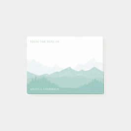 一流の大きいの山の森林 ポストイット