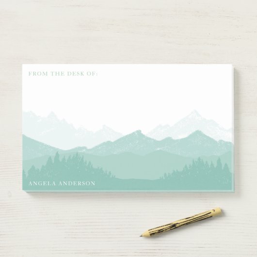 一流の大きいの山の森林 ポストイット (デスク)