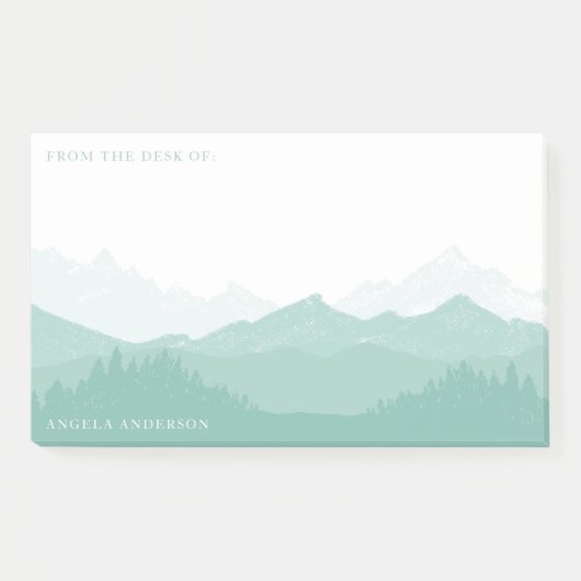 一流の大きいの山の森林 ポストイット (正面)