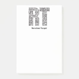 一流の娯楽セラピストRTを個人化して下さい ポストイット