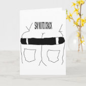 一流の挨拶状を拒否して下さい カード (黄色い花)