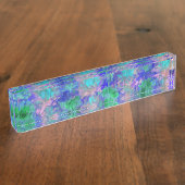 一流の机のプラクを加えます デスクネームプレート (側面)