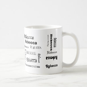 一流の特定のレベッカ コーヒーマグカップ