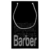 一流の理容師 スモールペーパーバッグ (裏面)