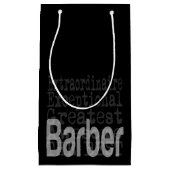 一流の理容師 スモールペーパーバッグ (正面)