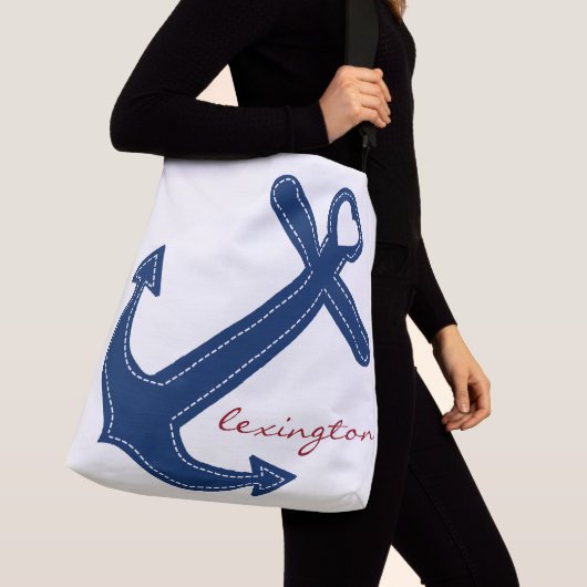 一流の航海ののいかり クロスボディバッグ (クローズアップ)