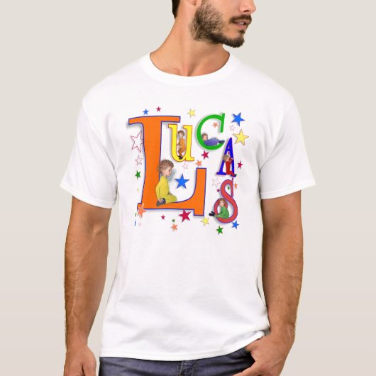 一流の芸術- "ルーカス"のTシャツ Tシャツ (正面)