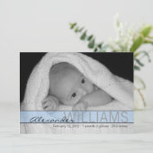 一流の誕生の発表 案内状 (スタンド正面)