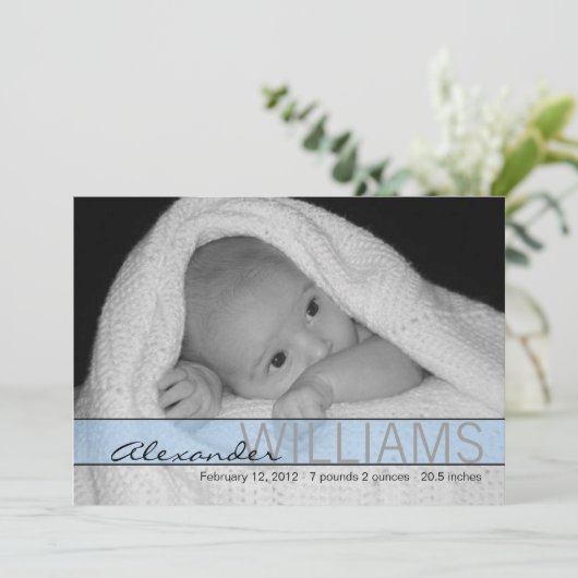 一流の誕生の発表 案内状 (スタンド正面)