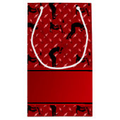 一流の赤いダイヤモンドの鋼板レスリング スモールペーパーバッグ (裏面)