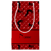 一流の赤いダイヤモンドの鋼板レスリング スモールペーパーバッグ (正面)