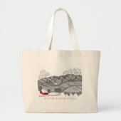 一流の選択のキャンバスのトート ラージトートバッグ (正面)