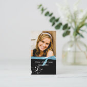 一流の黒く及び白い卒業Repカード コーリングカード (スタンド正面)