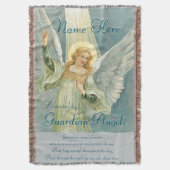 一流の|の守り神毛布を加えて下さい スローブランケット (正面縦)