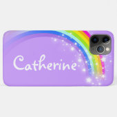 "一流の" (長い)虹のすみれ色の女の子のiPodのあなたの箱 Case-Mate iPhoneケース (裏面(横))