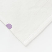 一流を加えて下さい-パーソナライズなドーナツは振りかけます忘れます フリースブランケット (角)