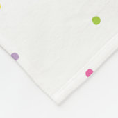 一流を加えて下さい-パーソナライズなドーナツは振りかけます忘れます フリースブランケット (角)