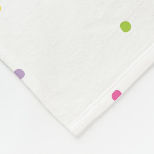 一流を加えて下さい-パーソナライズなドーナツは振りかけます忘れます フリースブランケット (角)