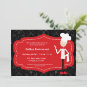 一流シェフレストラン 招待状 (スタンド正面)