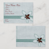 一流名刺-及び花 名刺 (正面/裏面)