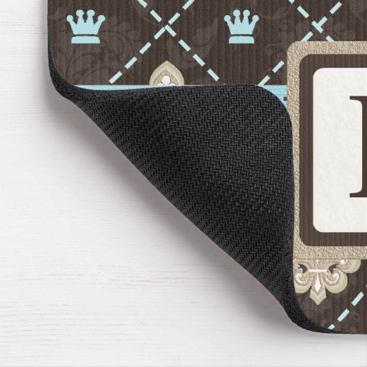 一流(紋章の)フラ・ダ・リのモノグラムのマウスパッド マウスパッド (コーナー)