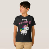 一温性糖尿病性糖尿病認識度ユニコーン Tシャツ (正面フル)