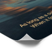 一滴が天国から落ちる限り… ポスター (角)