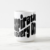 一滴のインスピレーション コーヒーマグカップ (中央)