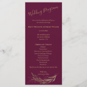 一王室の結婚つの結婚式 プログラムで過ごす プログラム (正面)