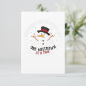 一生き延び度に先生生活が落ち込む サンキューカード (スタンド正面)