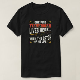 一生で最高の釣果 Tシャツ