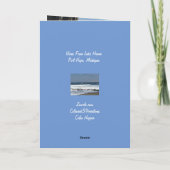 「一生に一度」カー感動的ド カード (裏面)