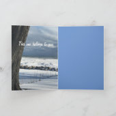 「一生に一度」カー感動的ド カード (内部)