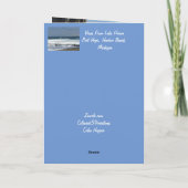 「一生に一度」カー感動的ド カード (裏面)