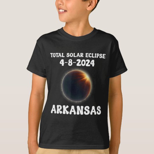 一生に二度の皆既日食のTシャツ Tシャツ (正面)