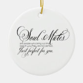 一生のクリスマス装飾用の霊魂 セラミックオーナメント (正面)