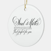 一生のクリスマス装飾用の霊魂 セラミックオーナメント (左)