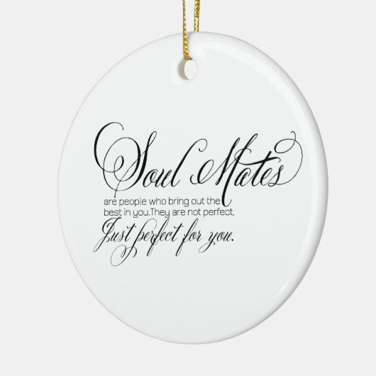 一生のクリスマス装飾用の霊魂 セラミックオーナメント (左)