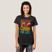 一生のクルージングパートナー 夫婦クルーズ Tシャツ (正面フル)